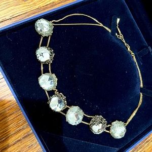 This is beautiful statement piece. Swarovski Crystal necklace. Beautiful!